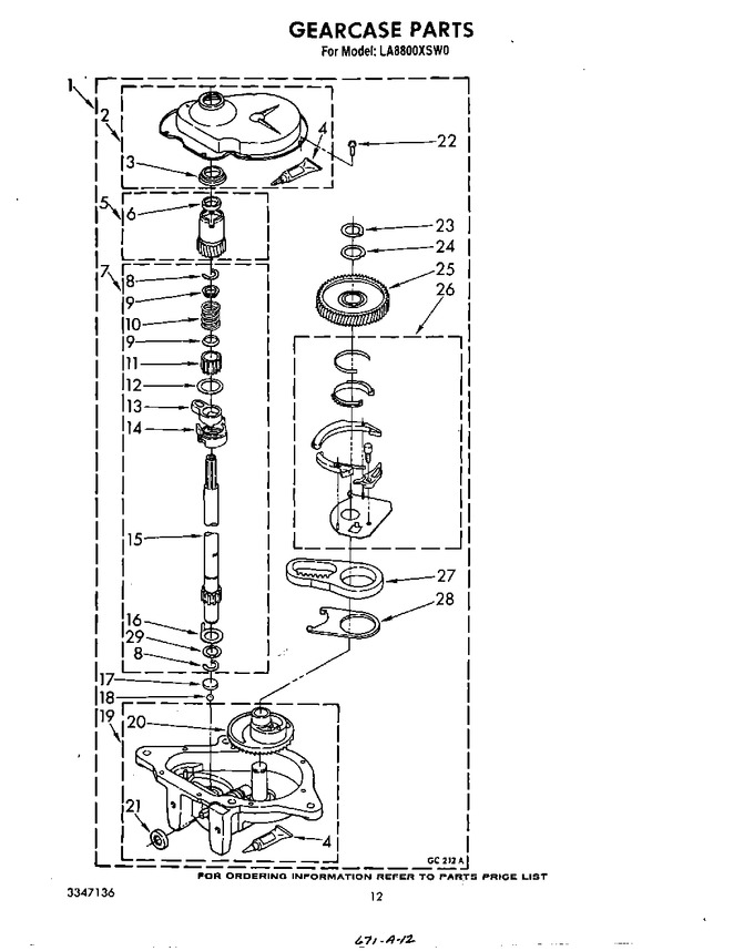 Diagram for LA8800XSW0