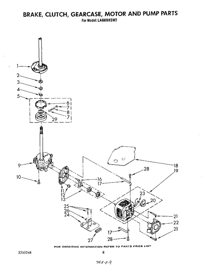 Diagram for LA8800XSW2