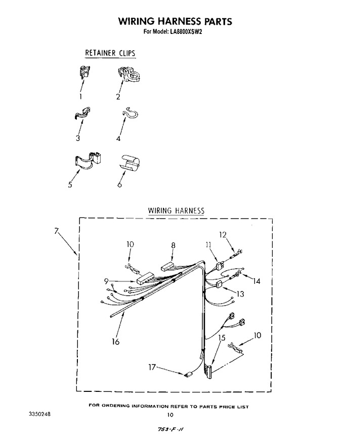 Diagram for LA8800XSW2