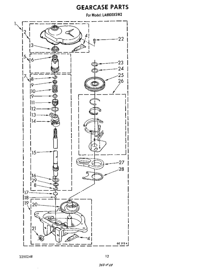 Diagram for LA8800XSW2
