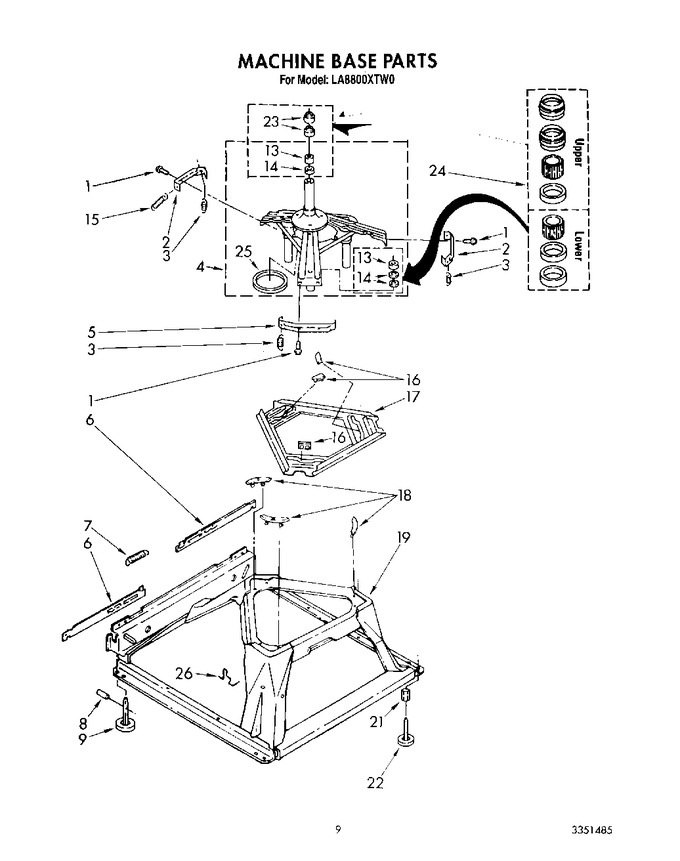 Diagram for LA8800XTW0