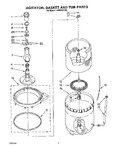 Diagram for 05 - Agitator, Basket And Tub