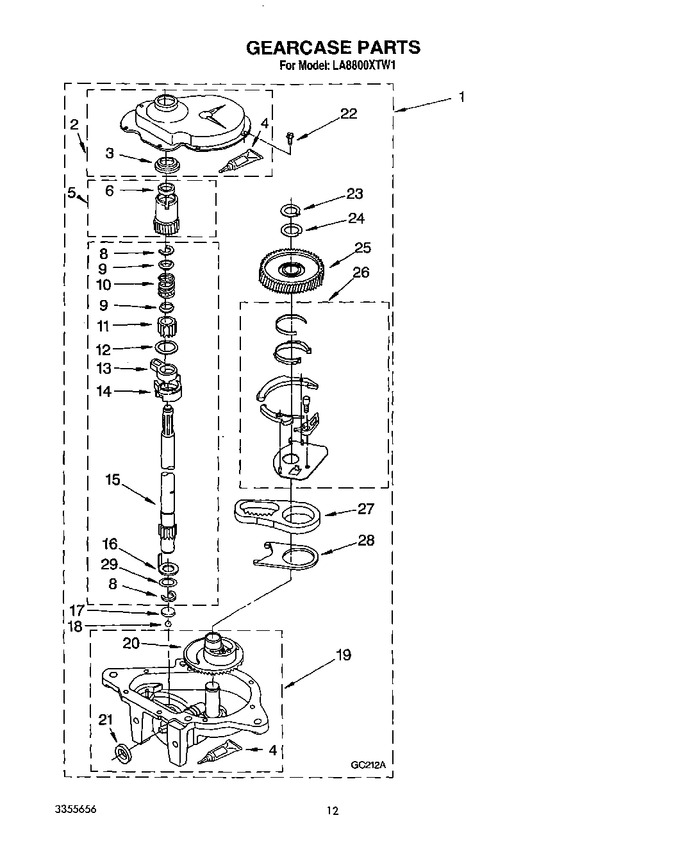 Diagram for LA8800XTF1