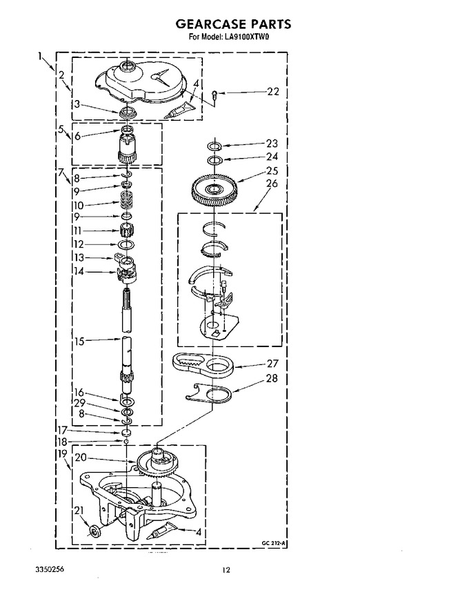 Diagram for LA9100XTW0