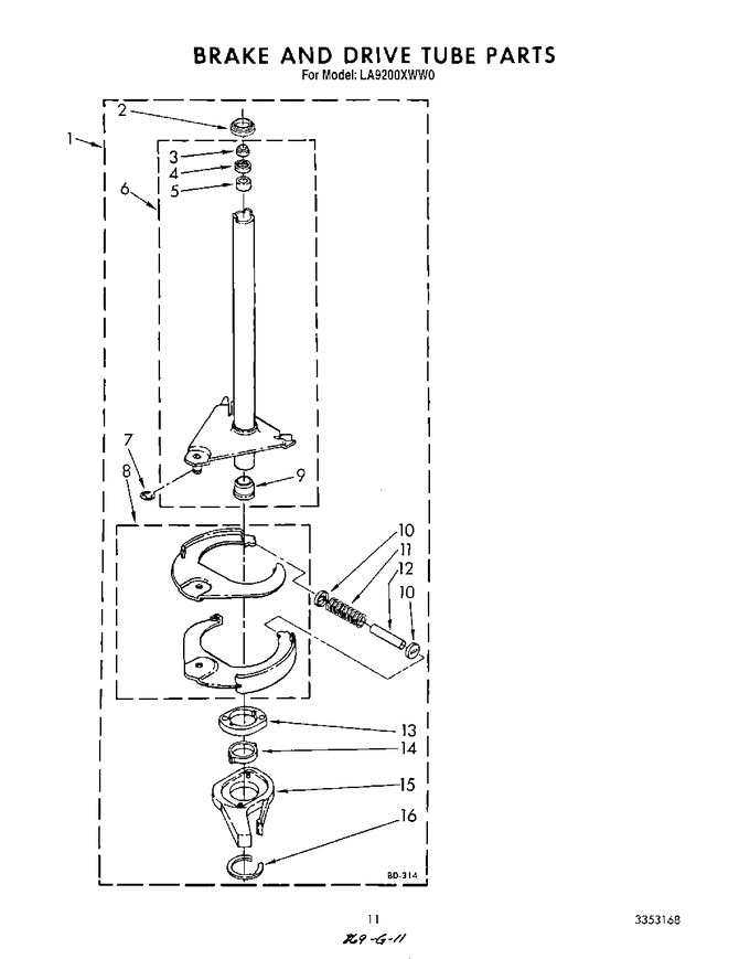 Diagram for LA9200XWW0