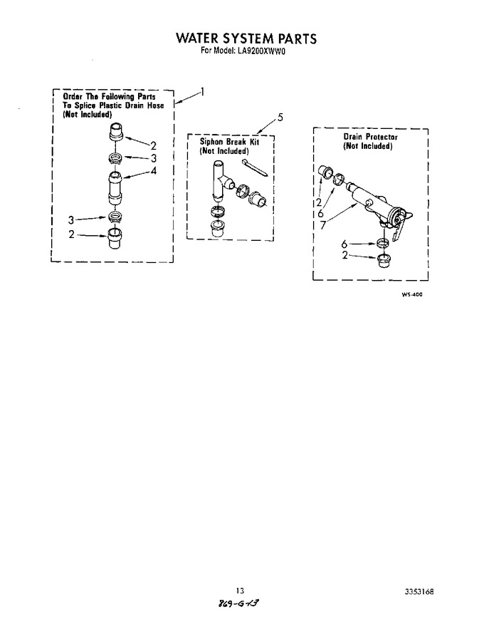 Diagram for LA9200XWF0