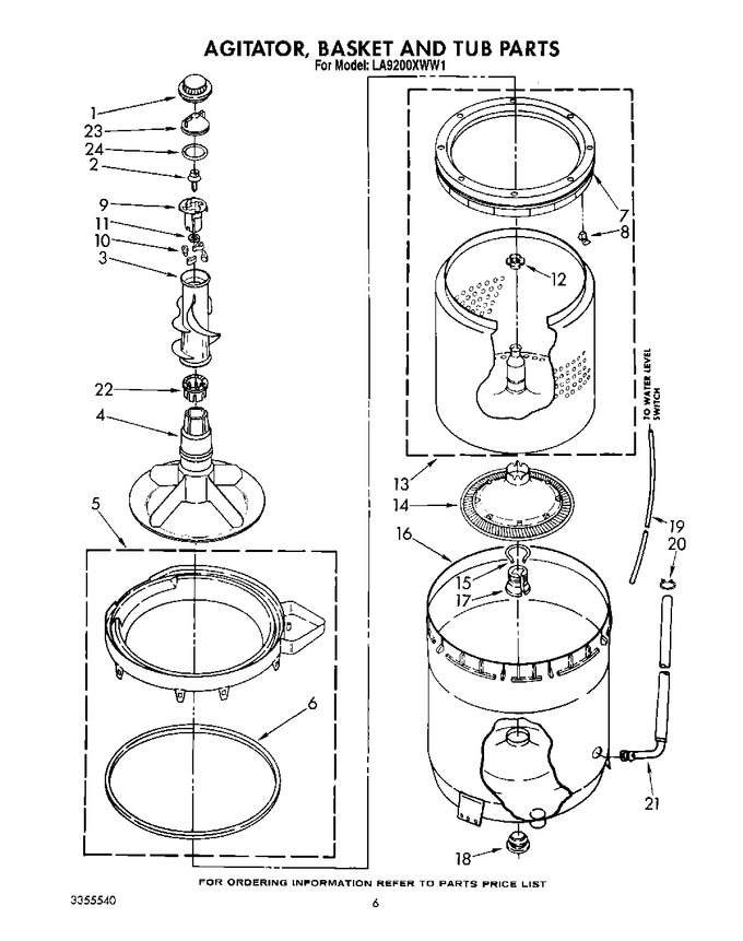 Diagram for LA9200XWG1