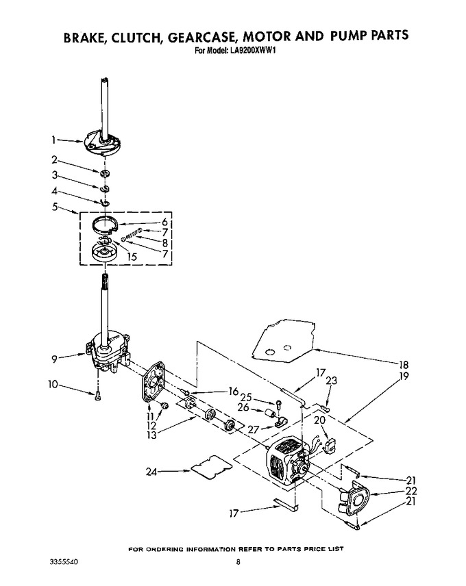Diagram for LA9200XWW1