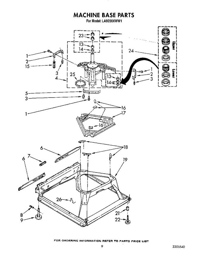 Diagram for LA9200XWG1