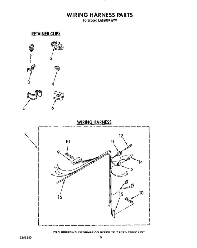 Diagram for LA9200XWG1