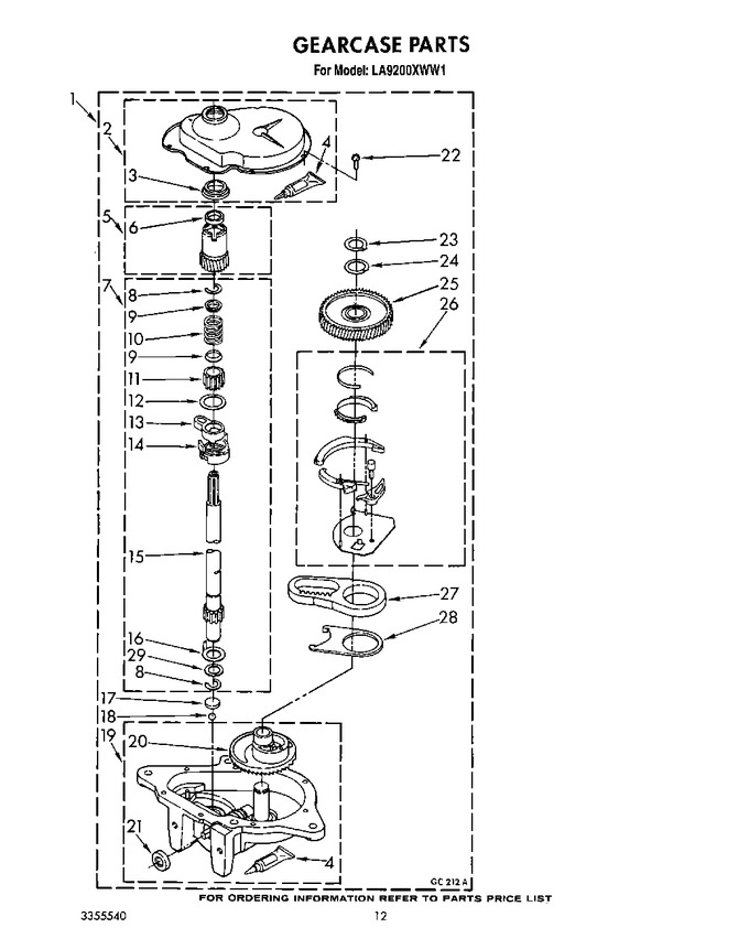 Diagram for LA9200XWN1
