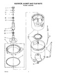 Diagram for 04 - Agitator, Basket And Tub