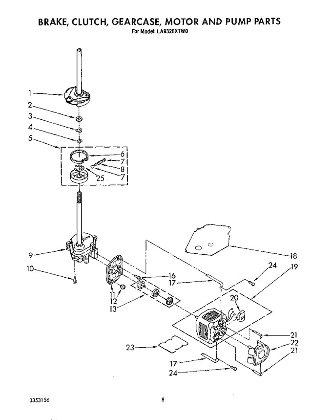 Diagram for LA9320XTW0