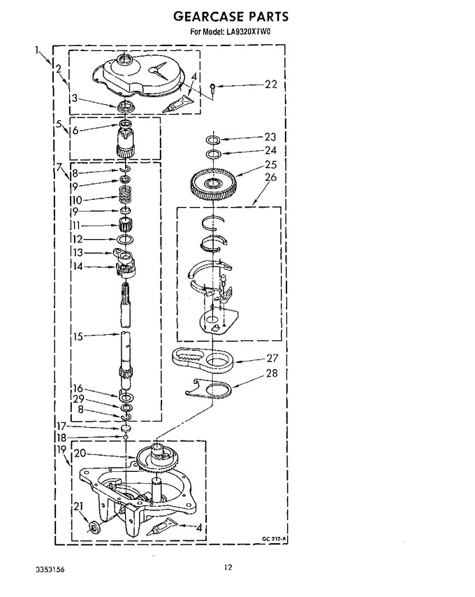 Diagram for LA9320XTW0