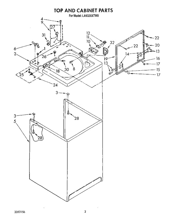 Diagram for LA9320XTW0