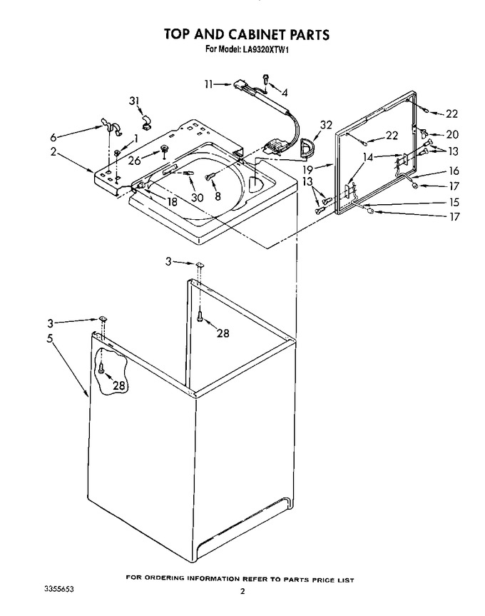 Diagram for LA9320XTW1