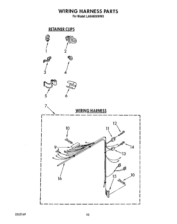 Diagram for LA9480XWM0