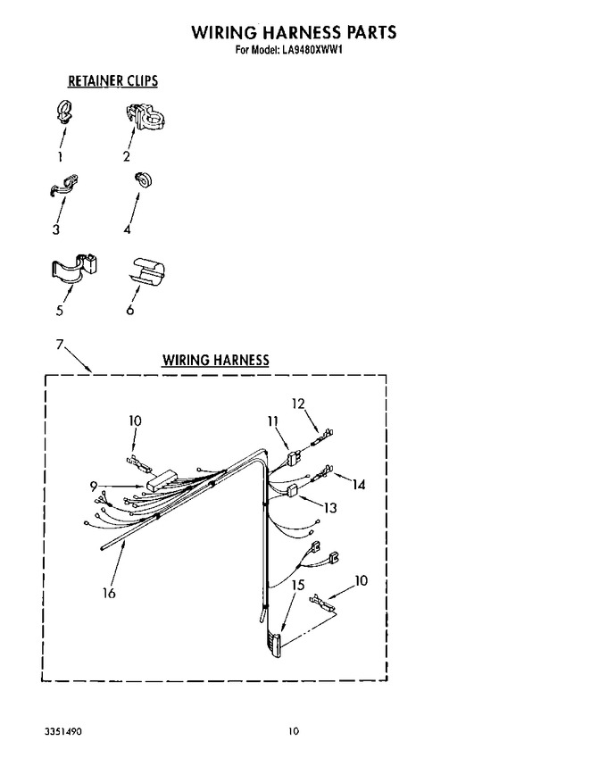Diagram for LA9480XWG1