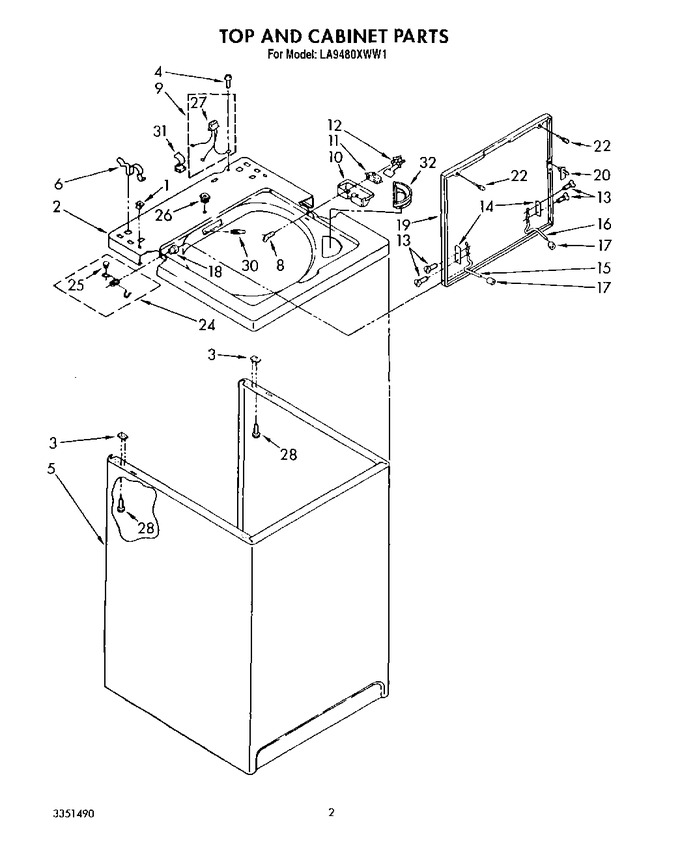 Diagram for LA9480XWM1