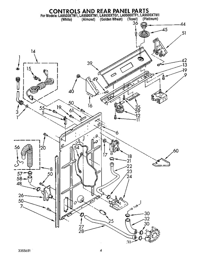 Diagram for LA9500XTF1
