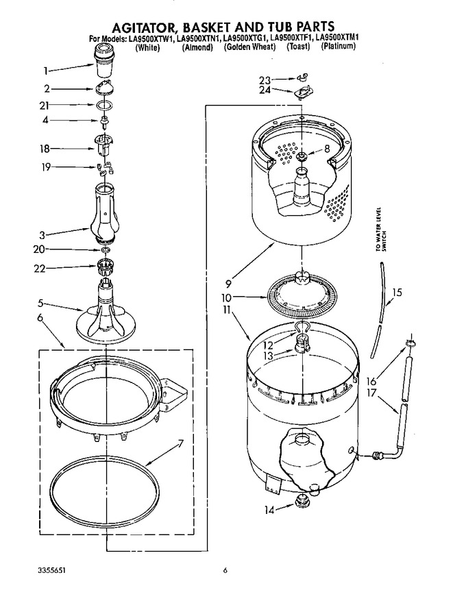 Diagram for LA9500XTG1