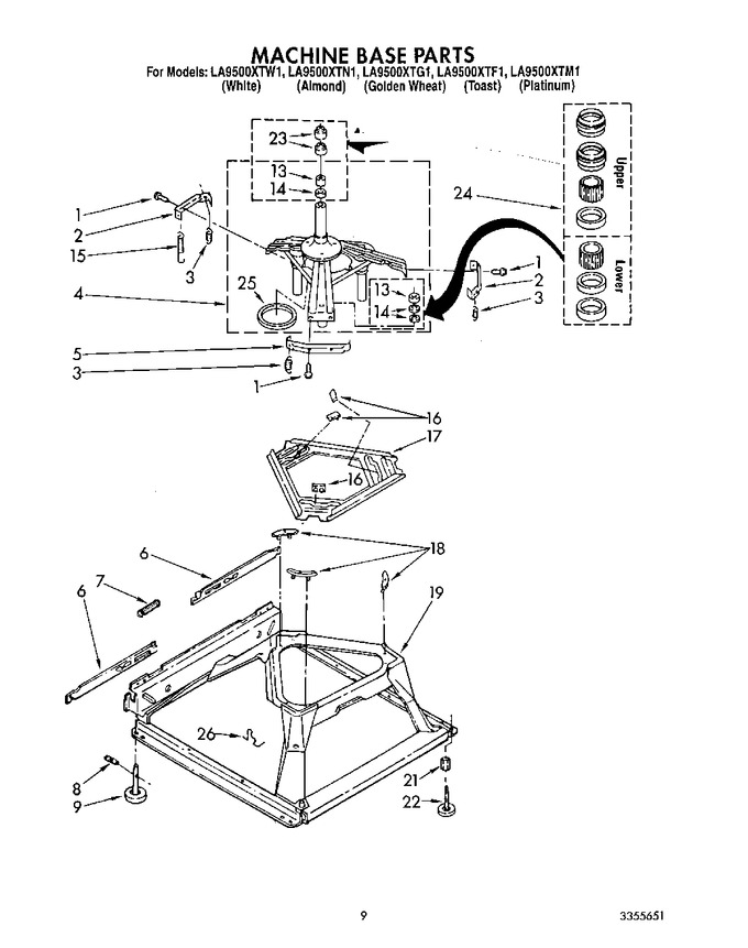 Diagram for LA9500XTF1