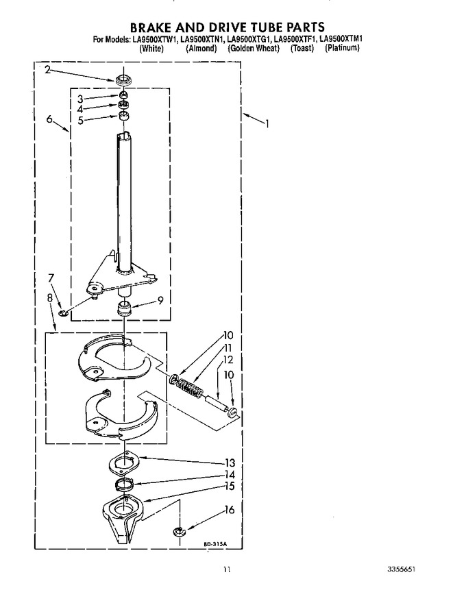 Diagram for LA9500XTG1