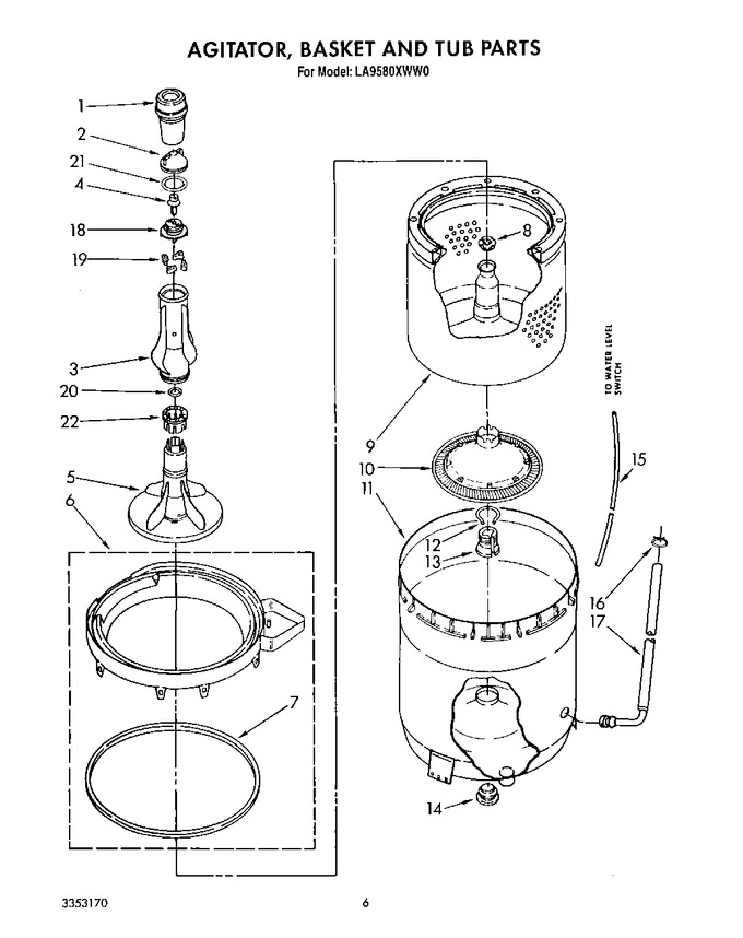 Diagram for LA9580XWG0