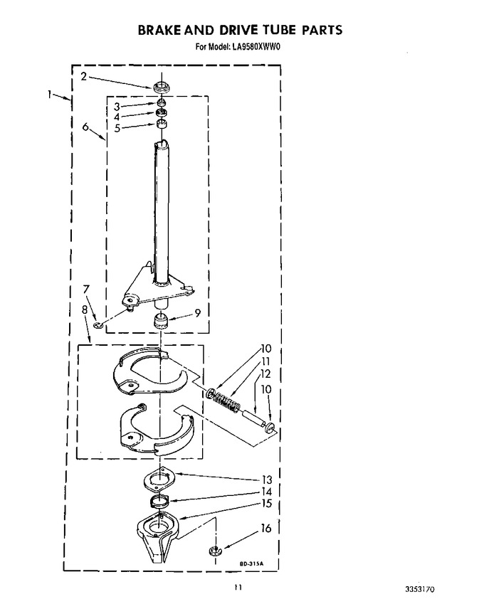 Diagram for LA9580XWF0