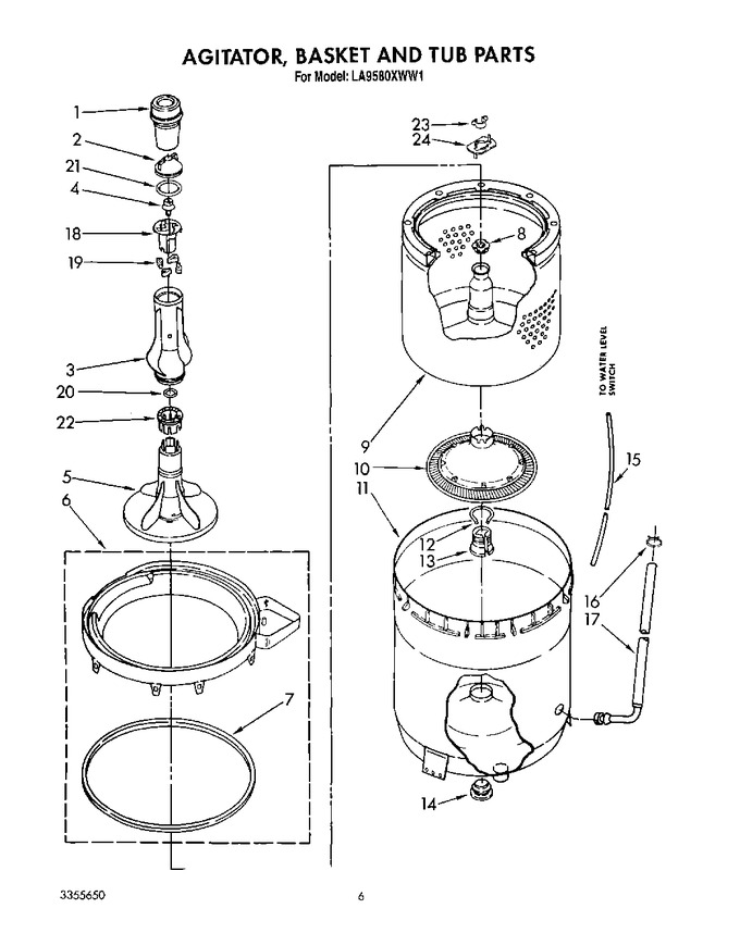 Diagram for LA9580XWF1