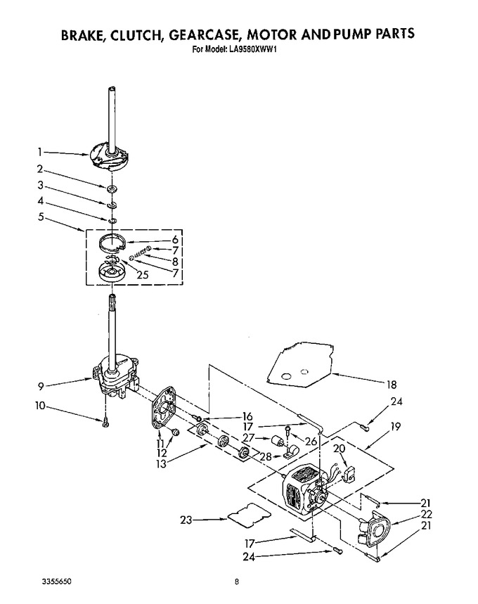 Diagram for LA9580XWF1