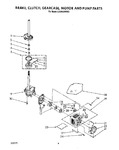 Diagram for 06 - Brake, Clutch, Gearcase, Motor And Pump