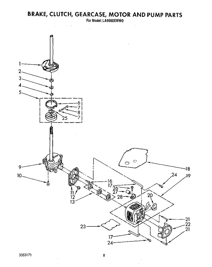 Diagram for LA9680XWG0