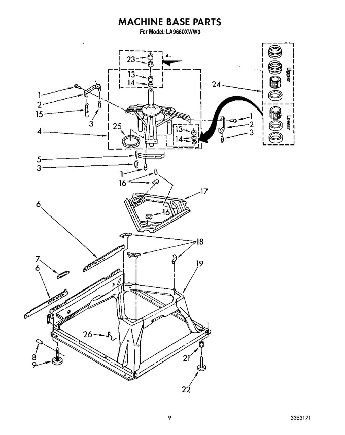 Diagram for LA9680XWF0