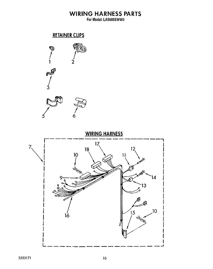 Diagram for LA9680XWG0
