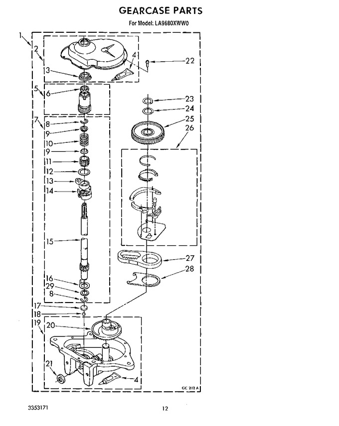 Diagram for LA9680XWN0