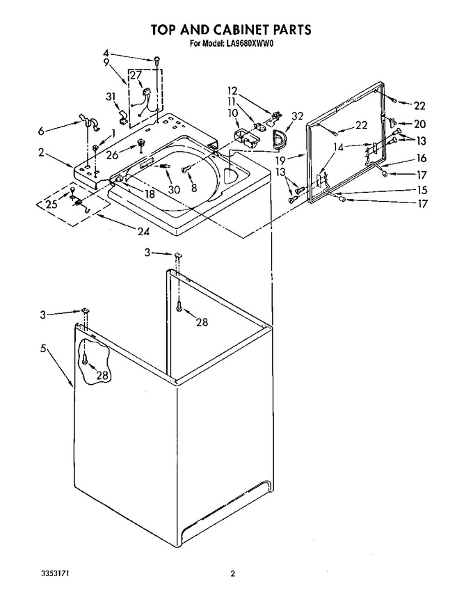 Diagram for LA9680XWF0
