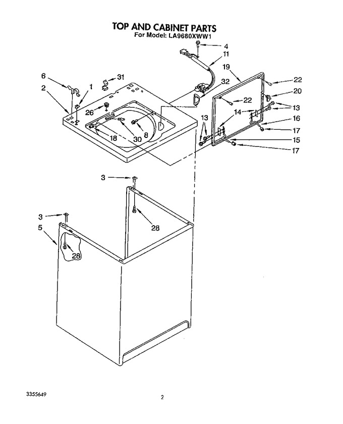 Diagram for LA9680XWW1