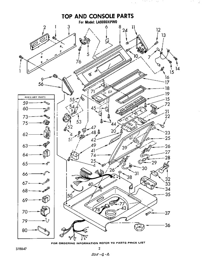 Diagram for LA9800XPW0