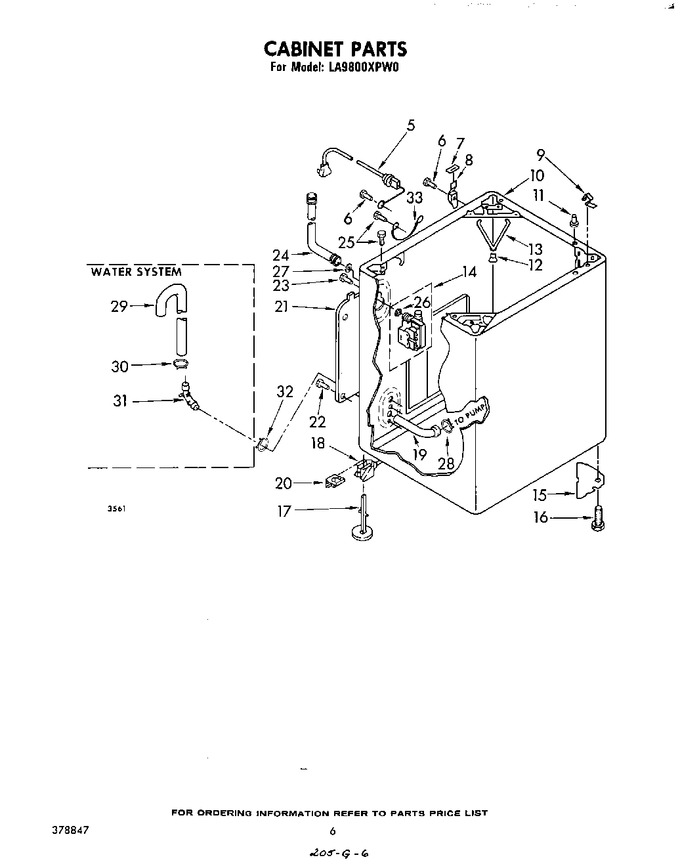 Diagram for LA9800XPW0