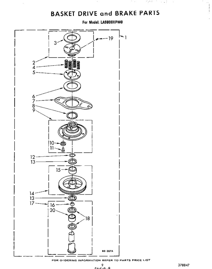 Diagram for LA9800XPW0