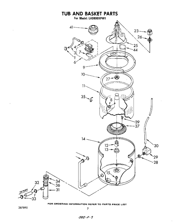 Diagram for LA9800XPW1