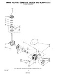 Diagram for 06 - Brake, Clutch, Gearcase, Motor And Pump