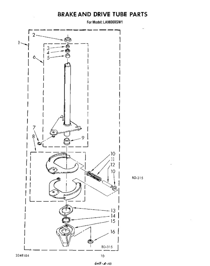 Diagram for LA9800XSW1