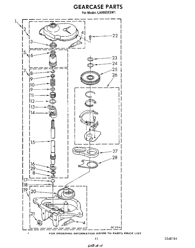 Diagram for LA9800XSW1