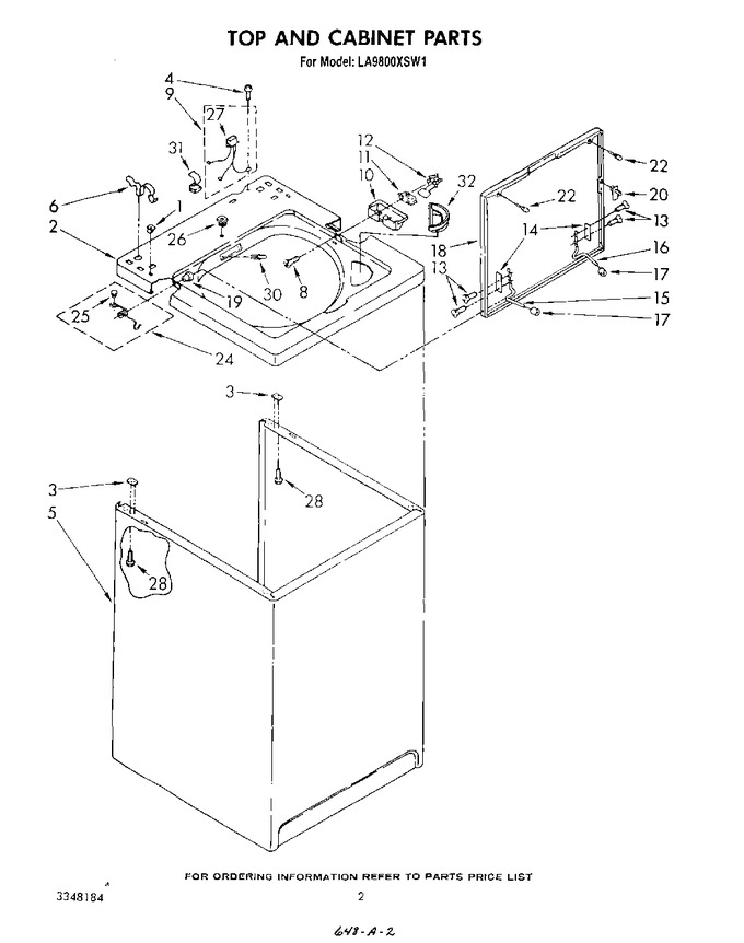 Diagram for LA9800XSW1
