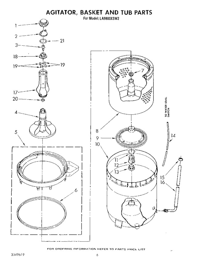 Diagram for LA9800XSW2