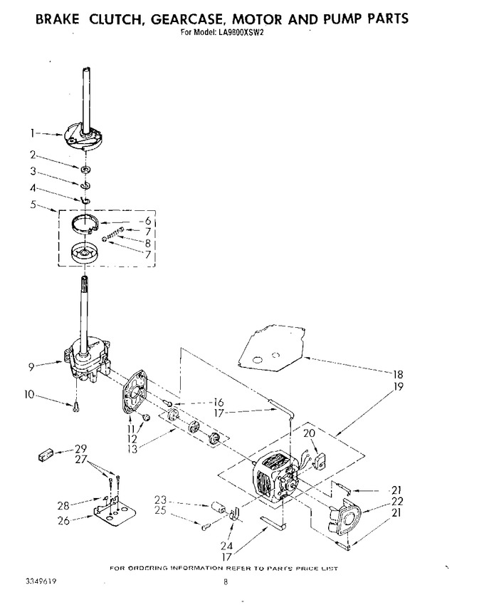 Diagram for LA9800XSW2