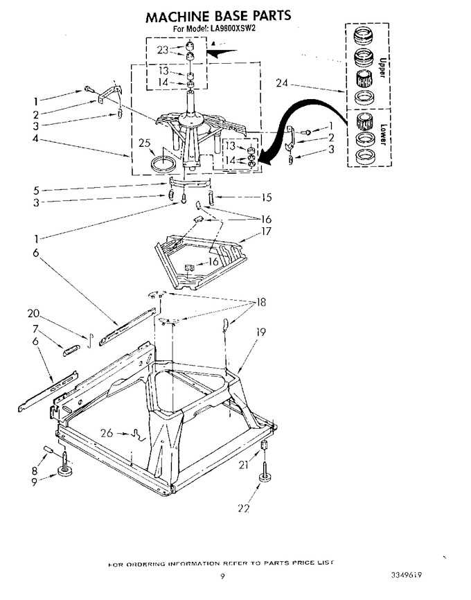 Diagram for LA9800XSW2