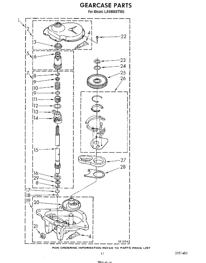 Diagram for LA9800XTF0